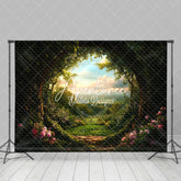 Aperturee - Aperturee Natural Plant Arch Floral Enchanting Spring Backdrop